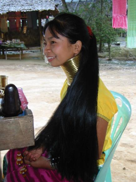 A Happy Padaung Girl